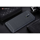 OnePlus 7 Carbon Fibre TPU Case Slim Shockproof Cover Navy 2