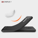OnePlus 7 Carbon Fibre TPU Case Slim Shockproof Cover Red 6