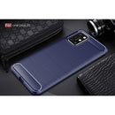 OnePlus 8T Carbon Fibre TPU Case Slim Shockproof Cover Navy