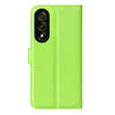 OnePlus Nord 5 PU Wallet Case [Green] 3