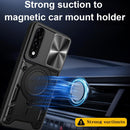 OnePlus Nord 5 Ring Kickstand Case w/ Camera Cover [Red] 4