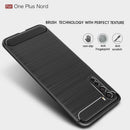 OnePlus Nord Carbon Fibre TPU Case Slim Shockproof Cover