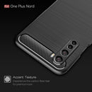 OnePlus Nord Carbon Fibre TPU Case Slim Shockproof Cover