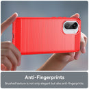 OnePlus Nord CE5 Carbon Fibre Brushed Case [Red]