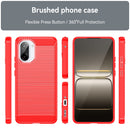 OnePlus Nord CE5 Carbon Fibre Brushed Case [Red]