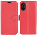 OnePlus Nord CE5 PU Wallet Case [Red]