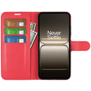 OnePlus Nord CE5 PU Wallet Case [Red]