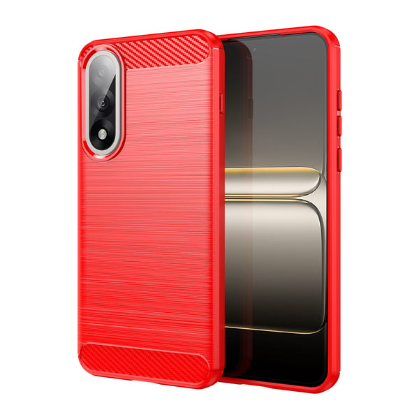 OnePlus Nord 5 Carbon Fibre Brushed Case [Red]