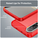 OnePlus Nord 5 Carbon Fibre Brushed Case [Red]