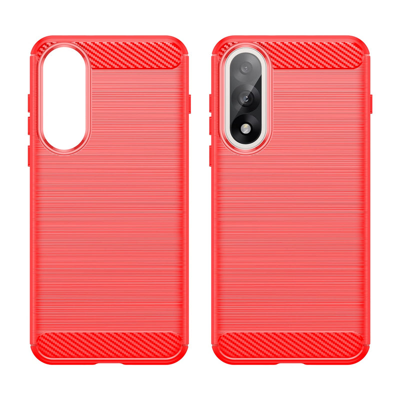 OnePlus Nord 5 Carbon Fibre Brushed Case [Red]