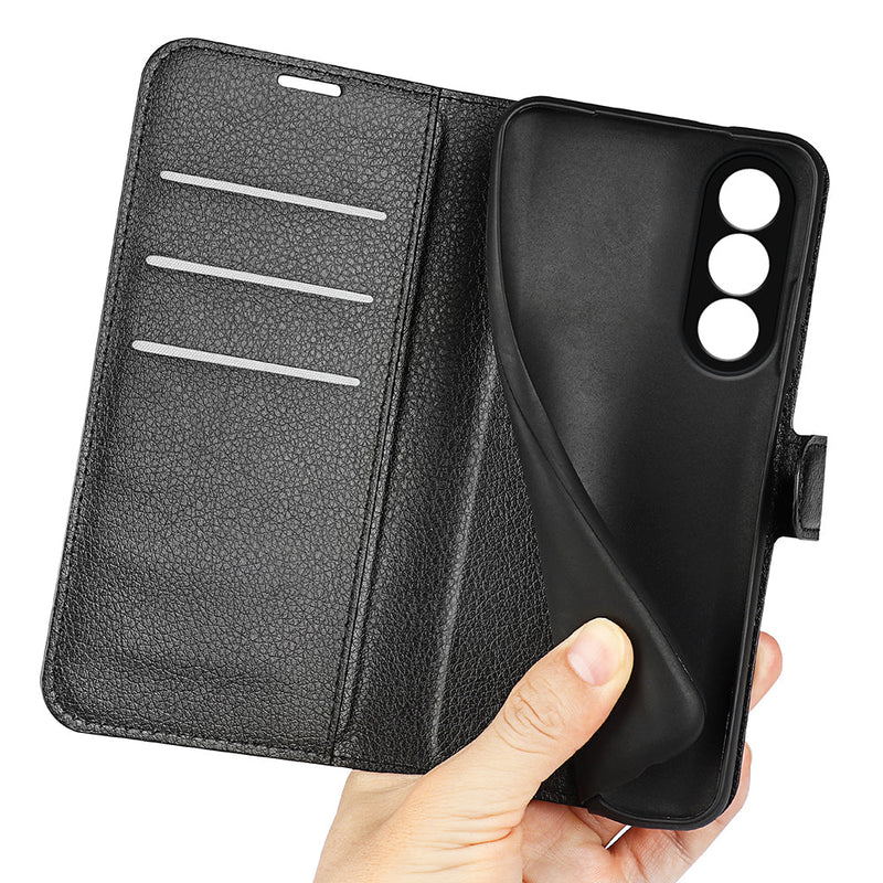 OnePlus Nord 5 PU Wallet Case [Black]