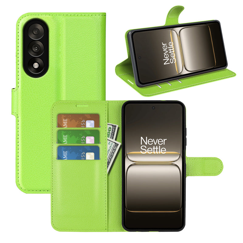 OnePlus Nord 5 PU Wallet Case [Green]