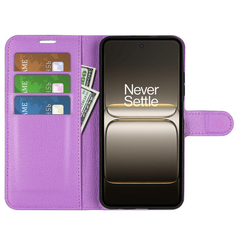 OnePlus Nord 5 PU Wallet Case [Purple]