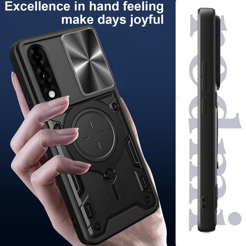 OnePlus Nord 5 Ring Kickstand Case w/ Camera Cover [Rose Gold]