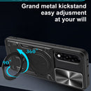 OnePlus Nord 5 Ring Kickstand Case w/ Camera Cover [Black]