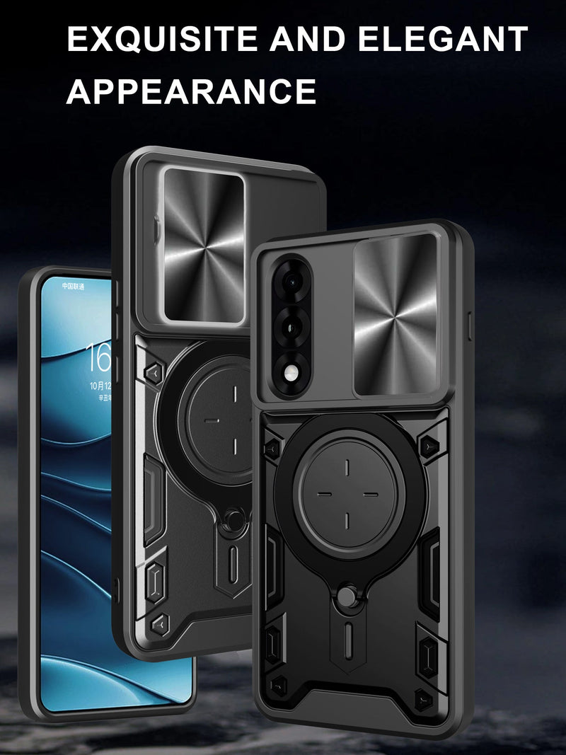 OnePlus Nord 5 Ring Kickstand Case w/ Camera Cover [Rose Gold]