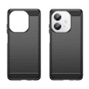 OPPO A40 4G Carbon Fibre TPU Case Slim Shockproof Cover