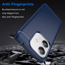 OPPO A40 4G Carbon Fibre TPU Case Slim Shockproof Cover