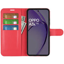 OPPO A40 4G PU Leather Wallet Case [Red] 6