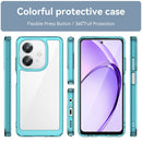 OPPO A40 4G Soft TPU Bumper Case [Clear Blue] 8