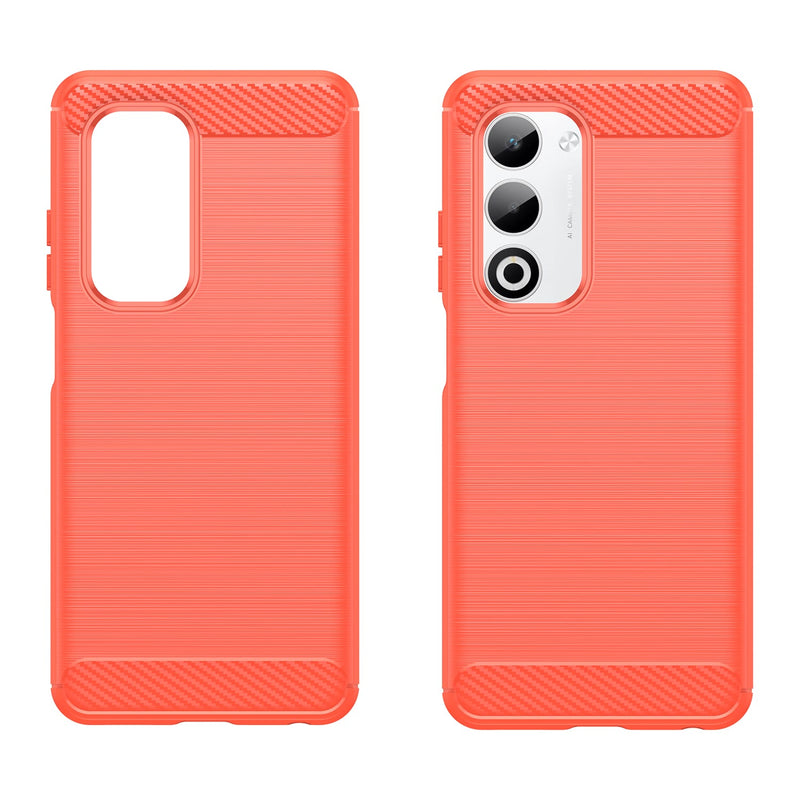 OPPO A5 Carbon Fibre Brushed Case [Red]