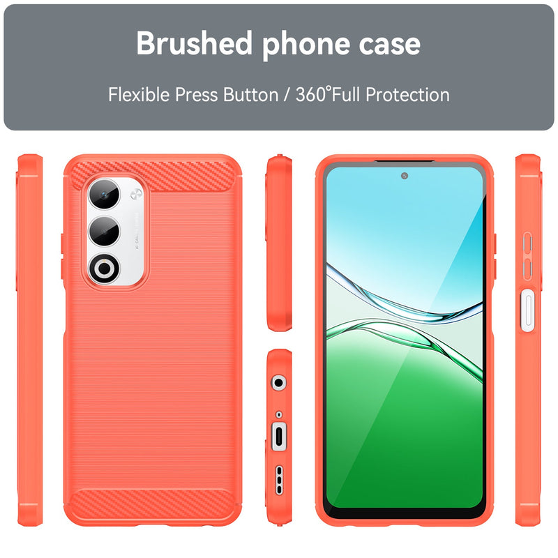 OPPO A5 Carbon Fibre Brushed Case [Red]
