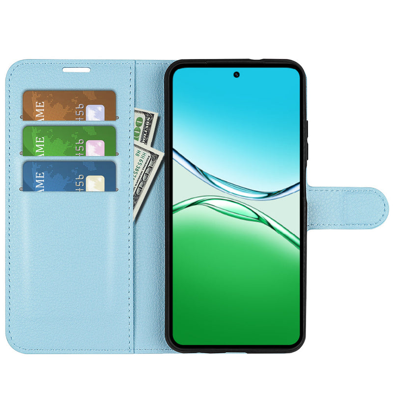 OPPO A5 PU Wallet Case [LightBlue]
