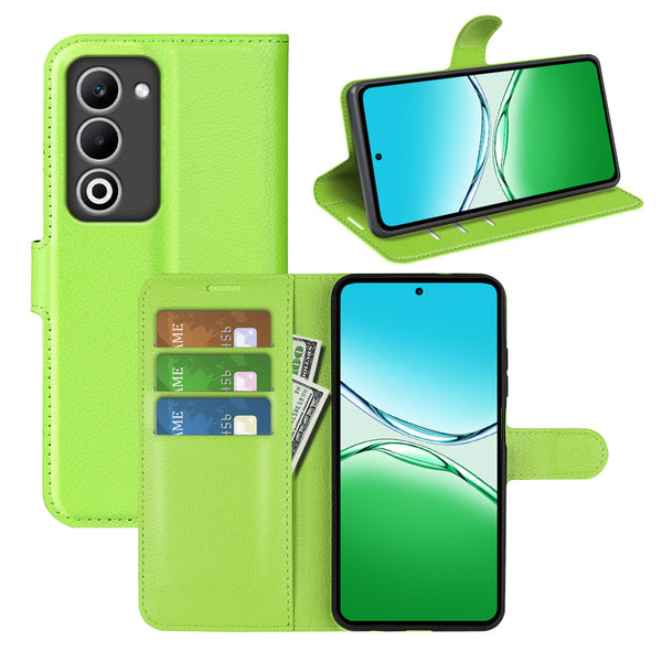 OPPO A5 PU Wallet Case [Green]
