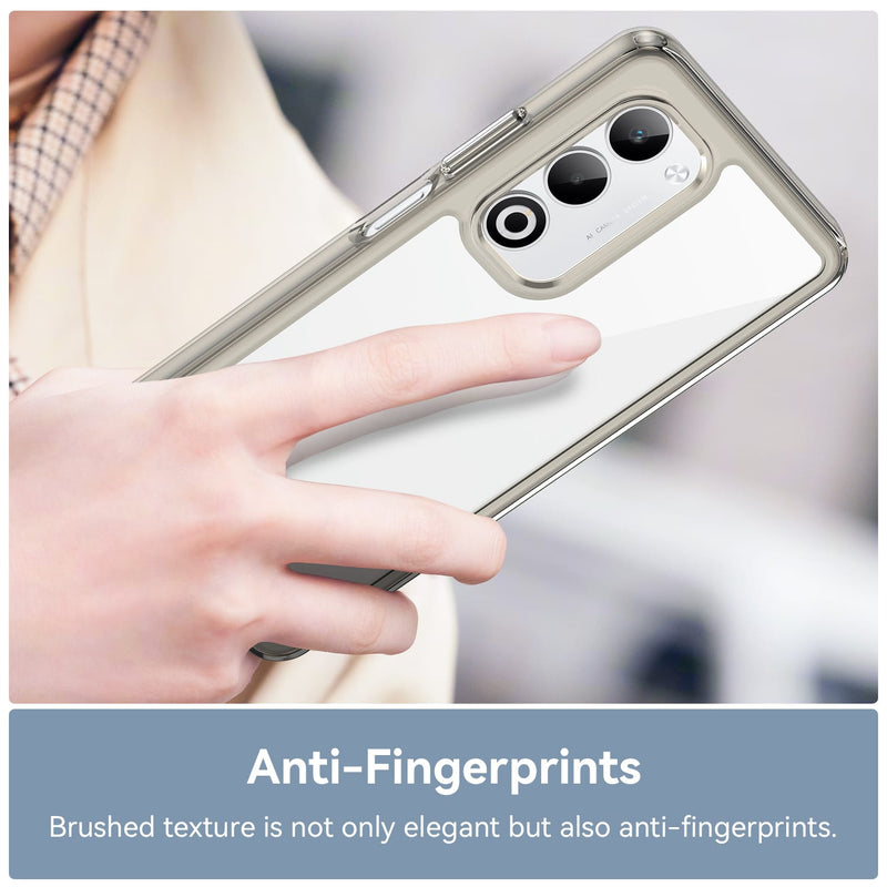 OPPO A5 Soft TPU Bumper Case [Clear Grey]