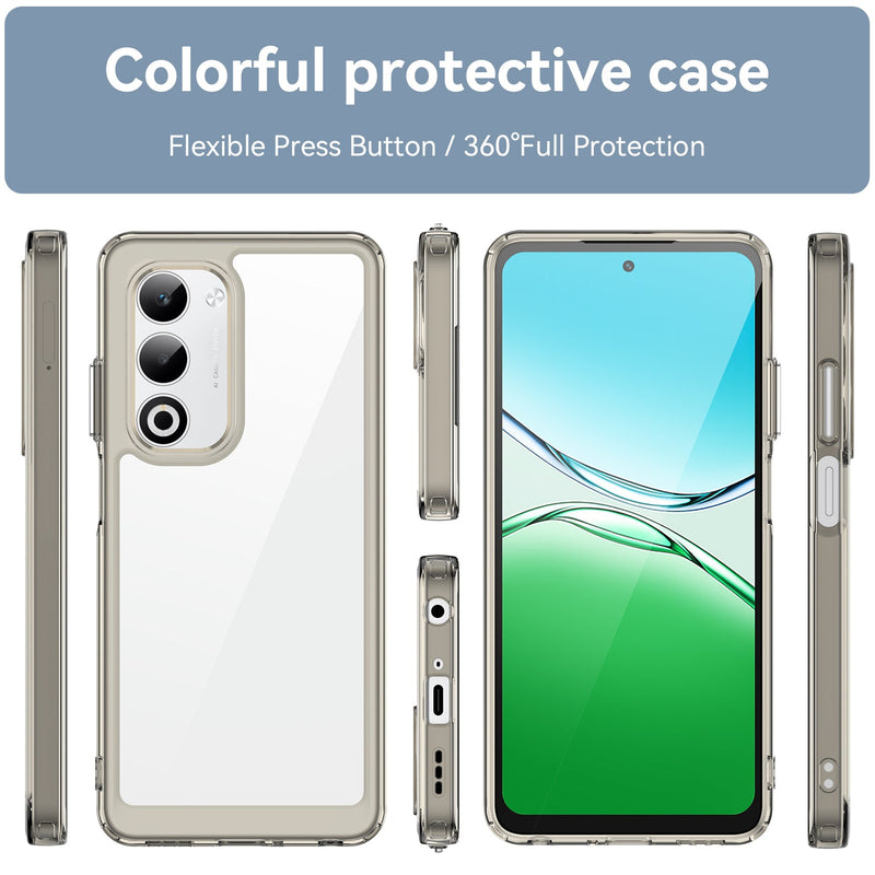 OPPO A5 Soft TPU Bumper Case [Clear Grey]