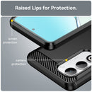 OPPO A5 Carbon Fibre TPU Case Slim Shockproof Cover Black 5