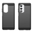 OPPO A5 Carbon Fibre TPU Case Slim Shockproof Cover Black 7