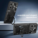 OPPO A5 Ring Kickstand Case w/ Camera Cover [Black] 4