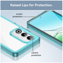 OPPO A5 Soft TPU Bumper Case [Clear Blue] 5
