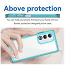 OPPO A5 Soft TPU Bumper Case [Clear Blue] 3