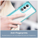 OPPO A5 Soft TPU Bumper Case [Clear Blue] 4