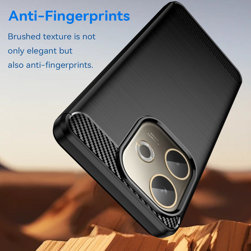 OPPO A5 Pro 5G Carbon Fibre Brushed Case [Black]
