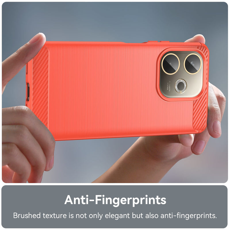 OPPO A5 Pro 5G Carbon Fibre Brushed Case [Red]