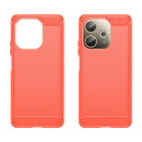 OPPO A5 Pro 5G Carbon Fibre TPU Case Slim Shockproof Cover Red