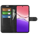 OPPO A5 Pro 5G PU Wallet Case [Black]