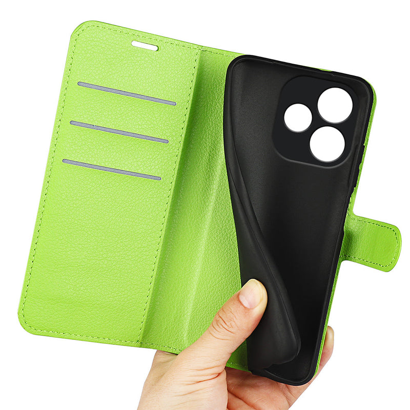 OPPO A5 Pro 5G PU Wallet Case [Green]