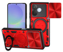 OPPO A5 Pro 5G Ring Kickstand Case w/ Camera Cover [Red]