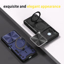 OPPO A5 Pro 5G Ring Kickstand Case w/ Camera Cover [Red]