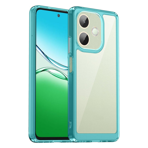 OPPO A5 Pro 5G Soft TPU Bumper Case (Clear Blue)