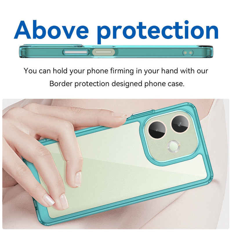 OPPO A5 Pro 5G Soft TPU Bumper Case (Clear Blue)
