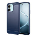 OPPO A6x Carbon Fibre TPU Case Slim Shockproof Cover Navy