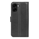 Wallet Case for OPPO A6x 2026 – PU Leather Flip Cover with Card Holder & Stand [Black]