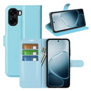 Wallet Case for OPPO A6x 2026 – PU Leather Flip Cover with Card Holder & Stand [LightBlue]