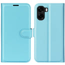 Wallet Case for OPPO A6x 2026 – PU Leather Flip Cover with Card Holder & Stand [LightBlue]