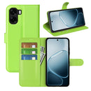 Wallet Case for OPPO A6x 2026 – PU Leather Flip Cover with Card Holder & Stand [Green]
